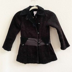American Girl Rebecca's Winter Coat For Girls Size 6 Lined Textured